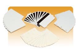500-PK PVC CARDS 30MIL RED
