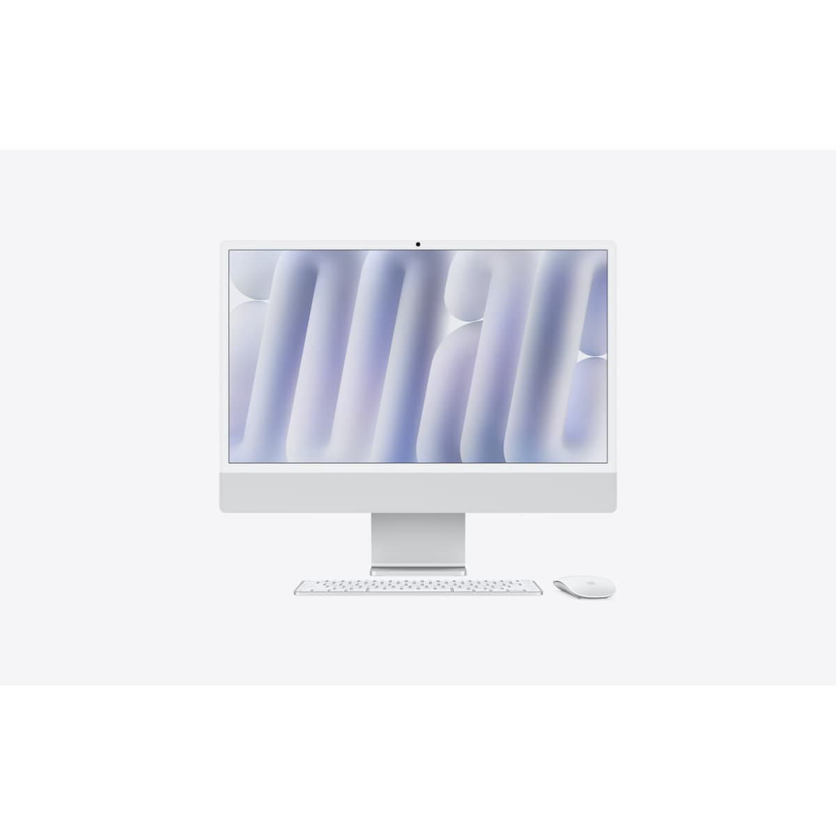 APPLE IMAC WITH 4.5K RETINA DISPLAY - TOUT-EN-UN M4 - RAM 24 GO - SSD 512 GO - APPLE M4 10-CORE - GIGABIT ETHERNET, IEEE 802.11AX (WI-FI 6E), BLUETOOTH 5.3 - MACOS SEQUOIA 15.0 - MONITEUR : LED 24" 4480 X 2520 (4.5K) - CLAVIER : FRANÇAIS - ARGENT
