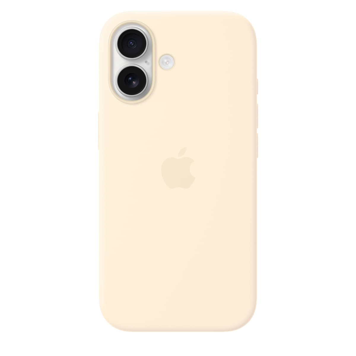 APPLE - BACK COVER POUR TÉLÉPHONE PORTABLE - COMPATIBILITÉ AVEC MAGSAFE - SILICONE - VANILLE - POUR IPHONE 17