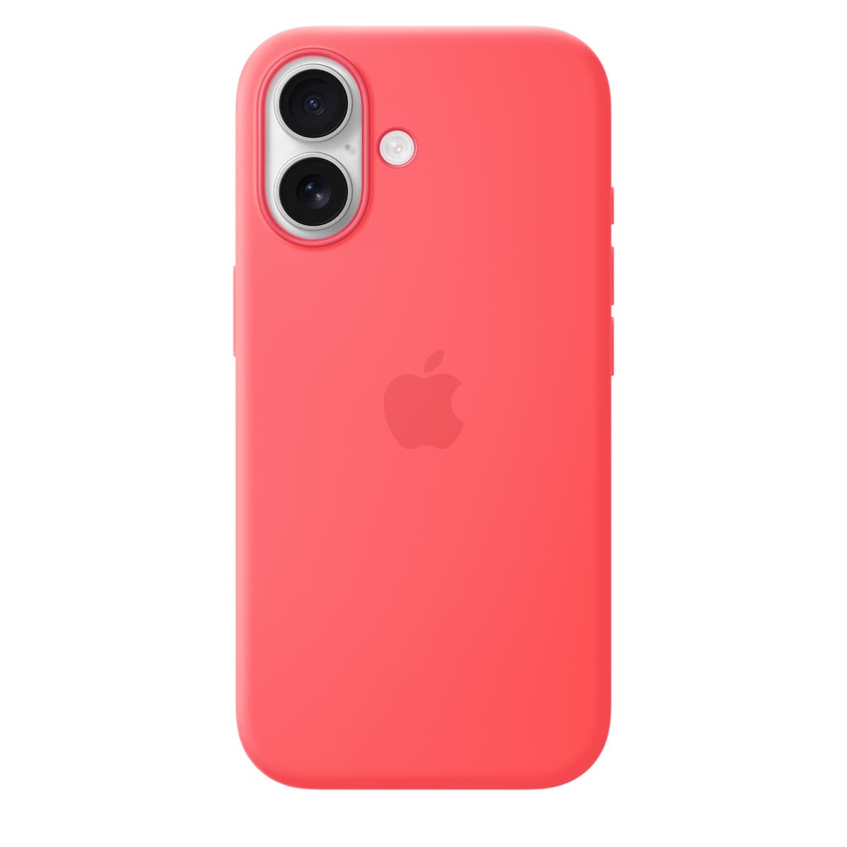 APPLE - BACK COVER POUR TÉLÉPHONE PORTABLE - COMPATIBILITÉ AVEC MAGSAFE - SILICONE - GOYAVE ÉCLATANTE - POUR IPHONE 17