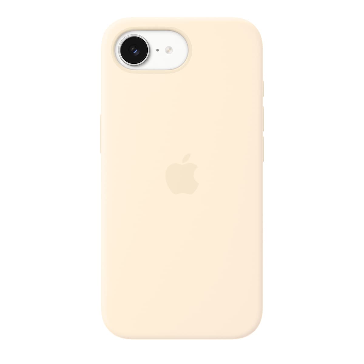 APPLE - BACK COVER POUR TÉLÉPHONE PORTABLE - COMPATIBILITÉ AVEC MAGSAFE - SILICONE - VANILLE - POUR IPHONE 17E