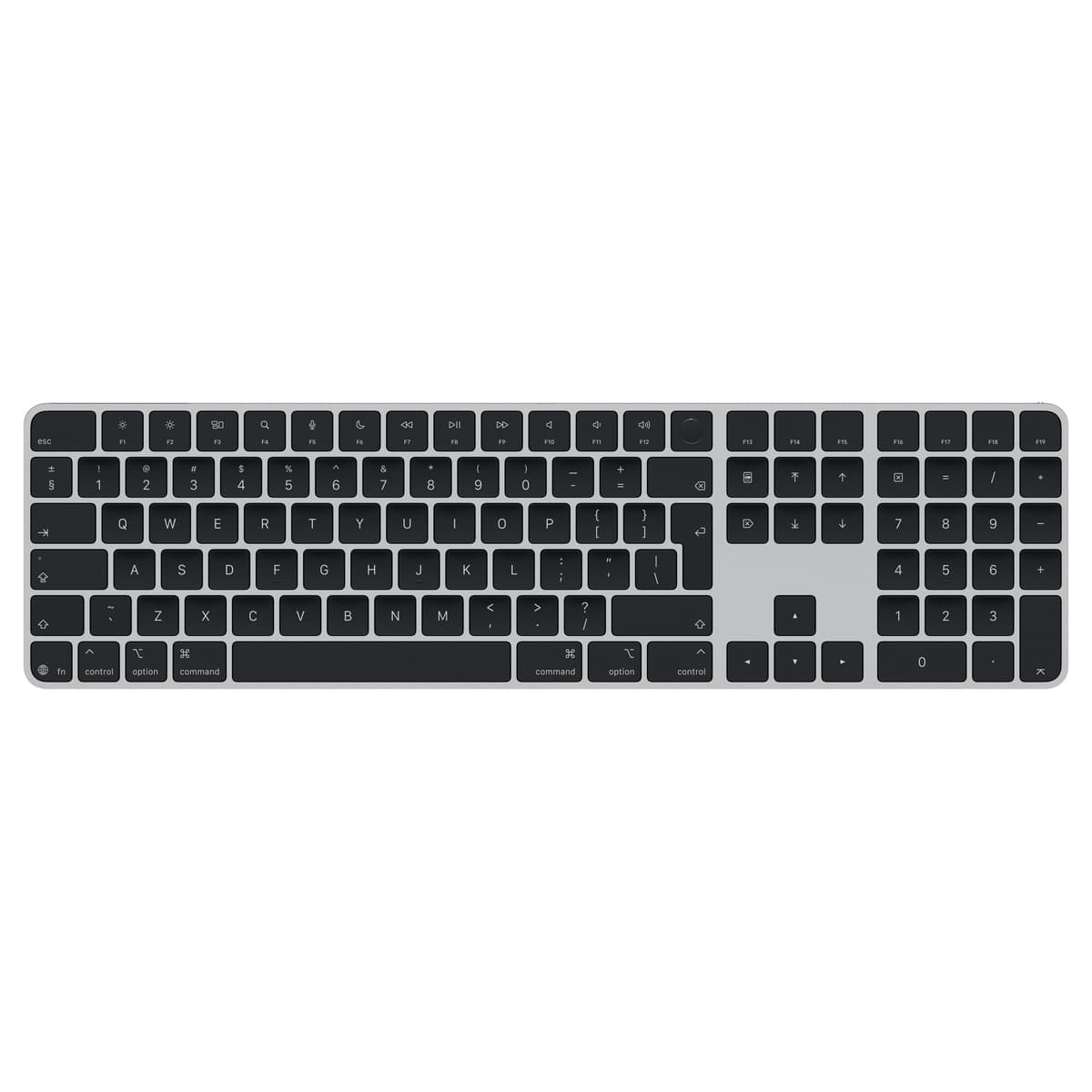 APPLE MAGIC KEYBOARD WITH TOUCH ID AND NUMERIC KEYPAD - CLAVIER - USB-C - SANS FIL - BLUETOOTH - QWERTY - ANGLAIS INTERNATIONAL - CLÉS NOIRES