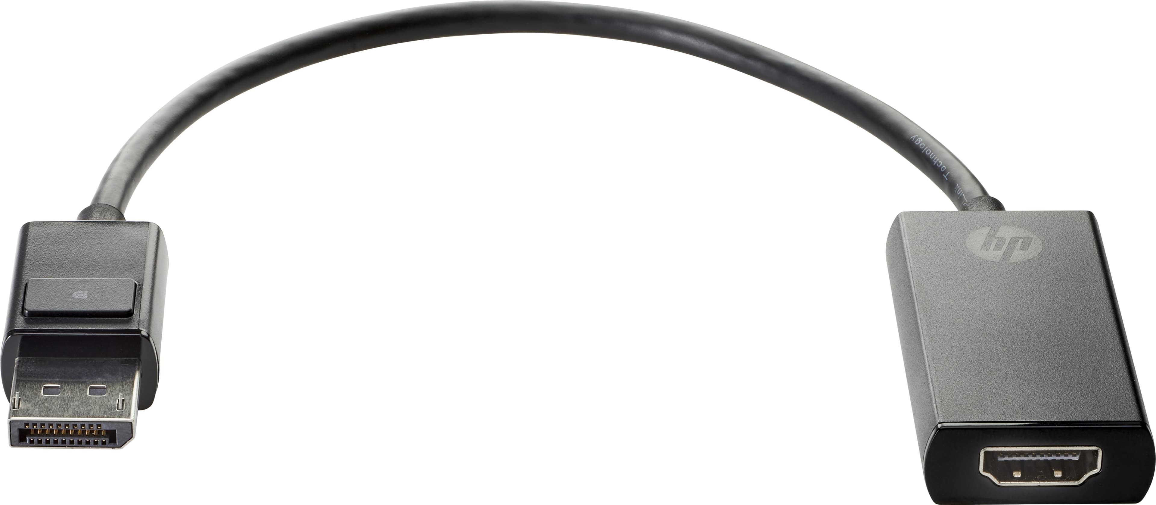 HP - ADAPTATEUR VIDÉO - DISPLAYPORT MÂLE POUR HDMI FEMELLE - SUPPORT 4K - POUR ELITE T655, PRO T550, WORKSTATION Z4 G5, Z6 G5