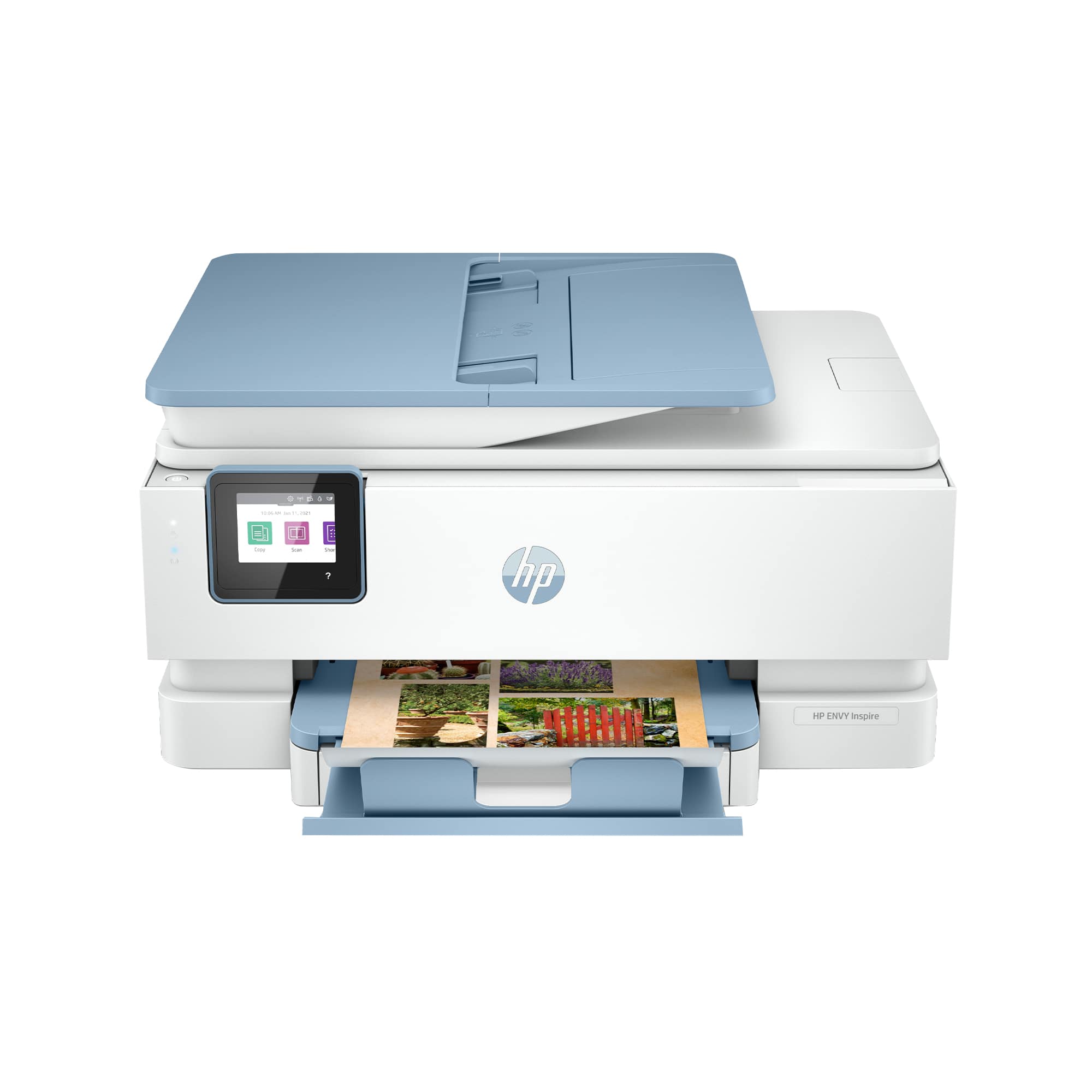 HP ENVY INSPIRE 7921E ALL-IN-ONE MFP COLOUR INKJET 216X297MM A4 13PPM COPY 15PPM PRINT 125SHEETS USB WI-FI BLUETOOTH SURF BLUE