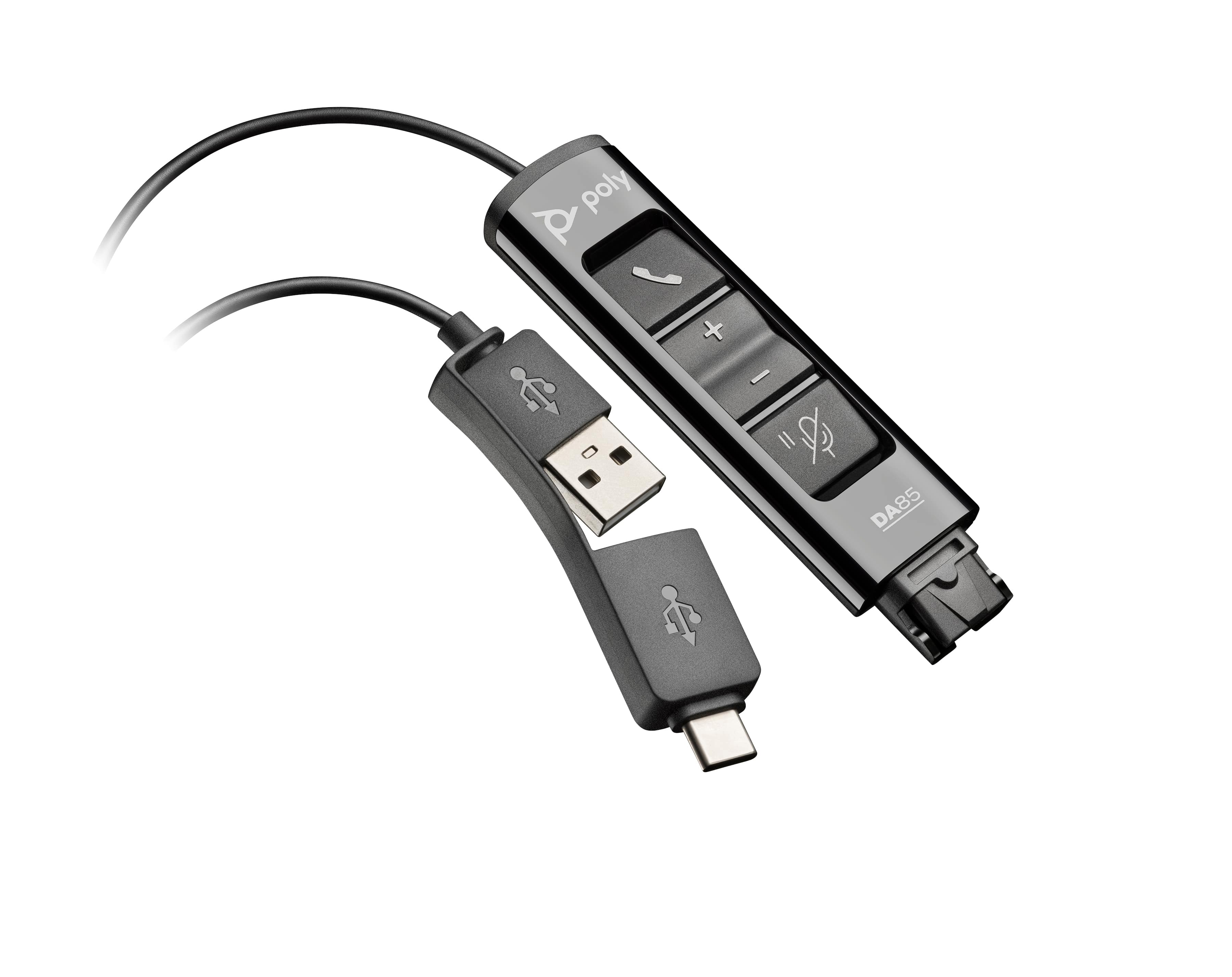 POLY DA85 USB TO QD ADAPTER - REPLACES POLY SKU 218267-01