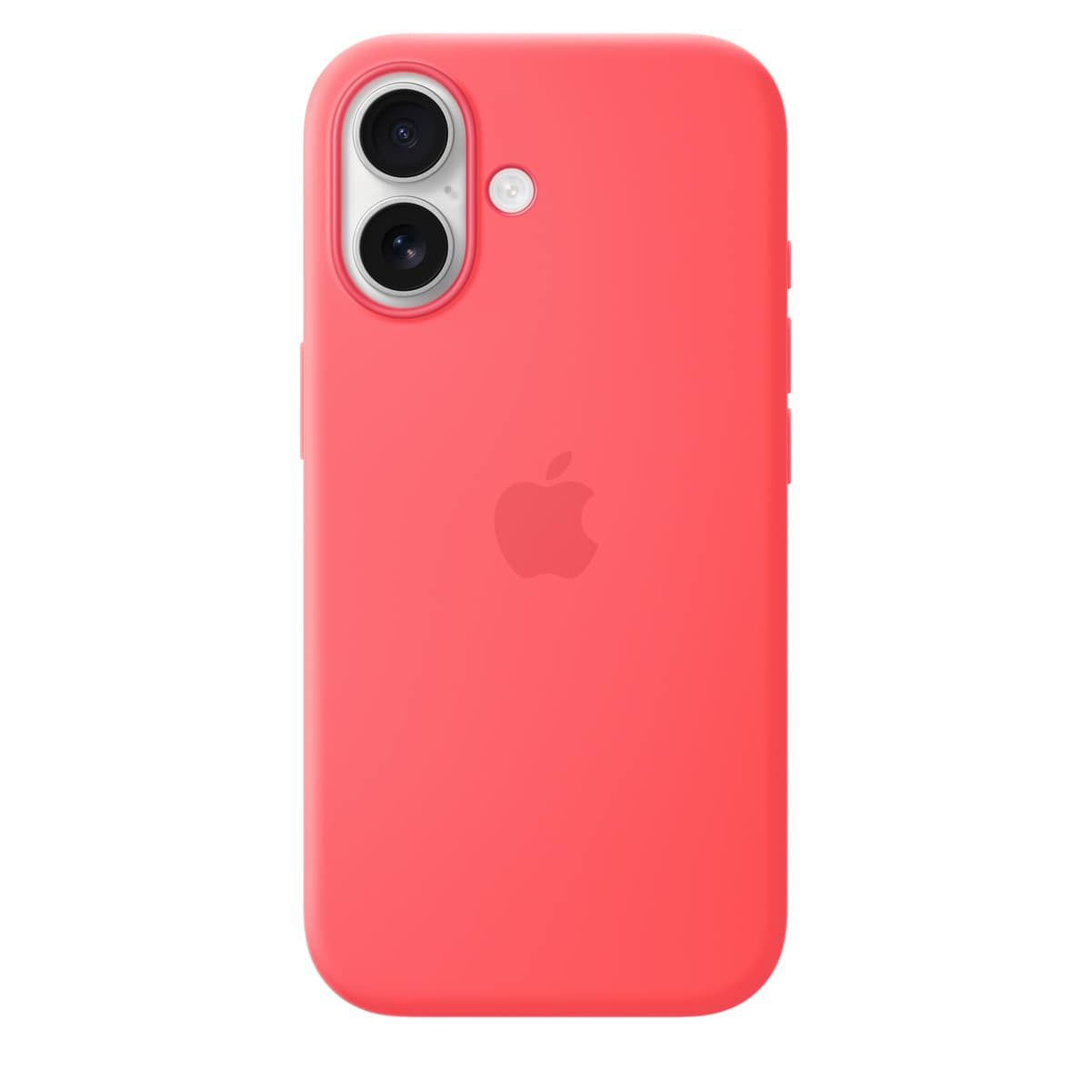APPLE - BACK COVER POUR TÉLÉPHONE PORTABLE - COMPATIBILITÉ AVEC MAGSAFE - SILICONE - GOYAVE ÉCLATANTE - POUR IPHONE 17