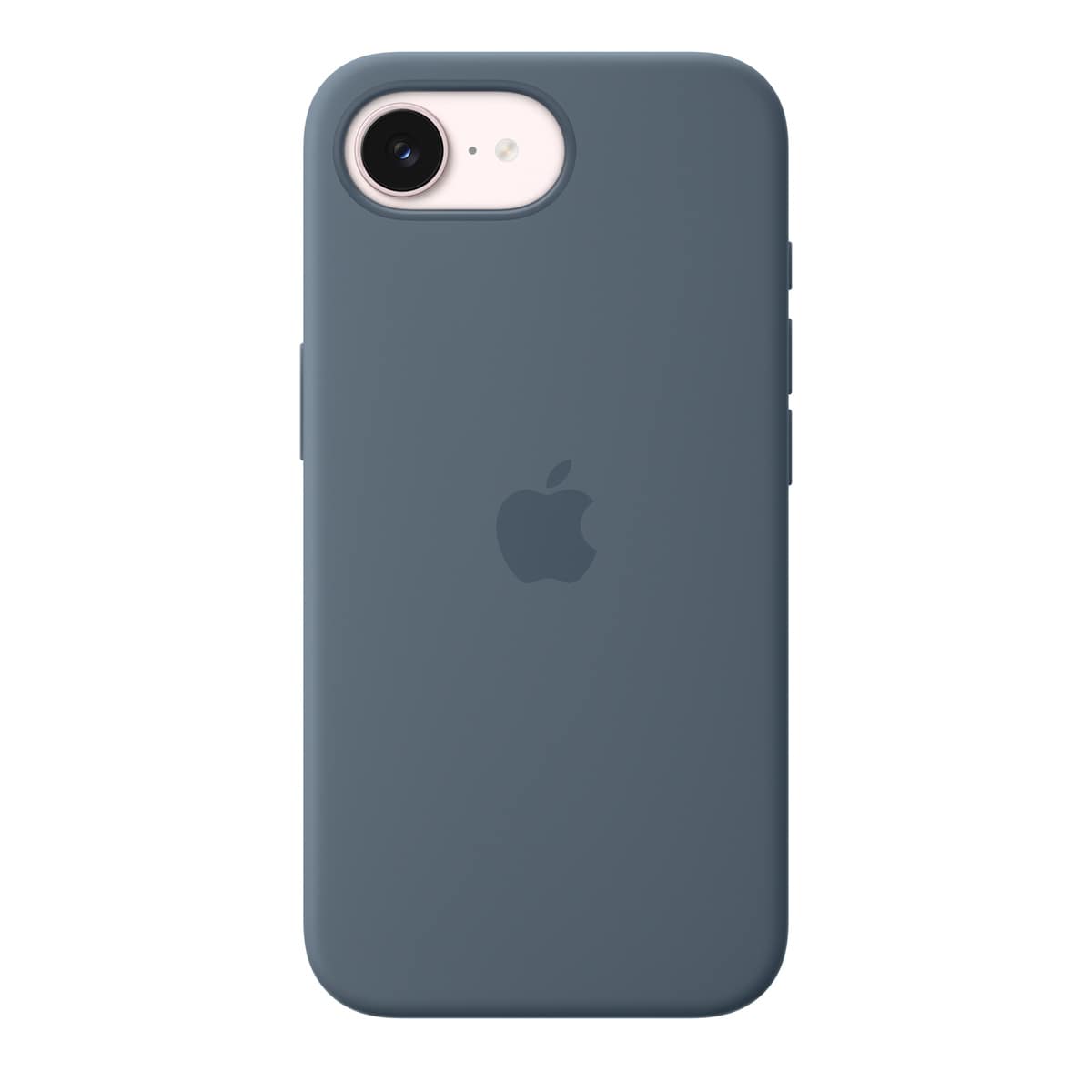 APPLE - BACK COVER POUR TÉLÉPHONE PORTABLE - COMPATIBILITÉ AVEC MAGSAFE - SILICONE - BLEU ANCRE - POUR IPHONE 17E