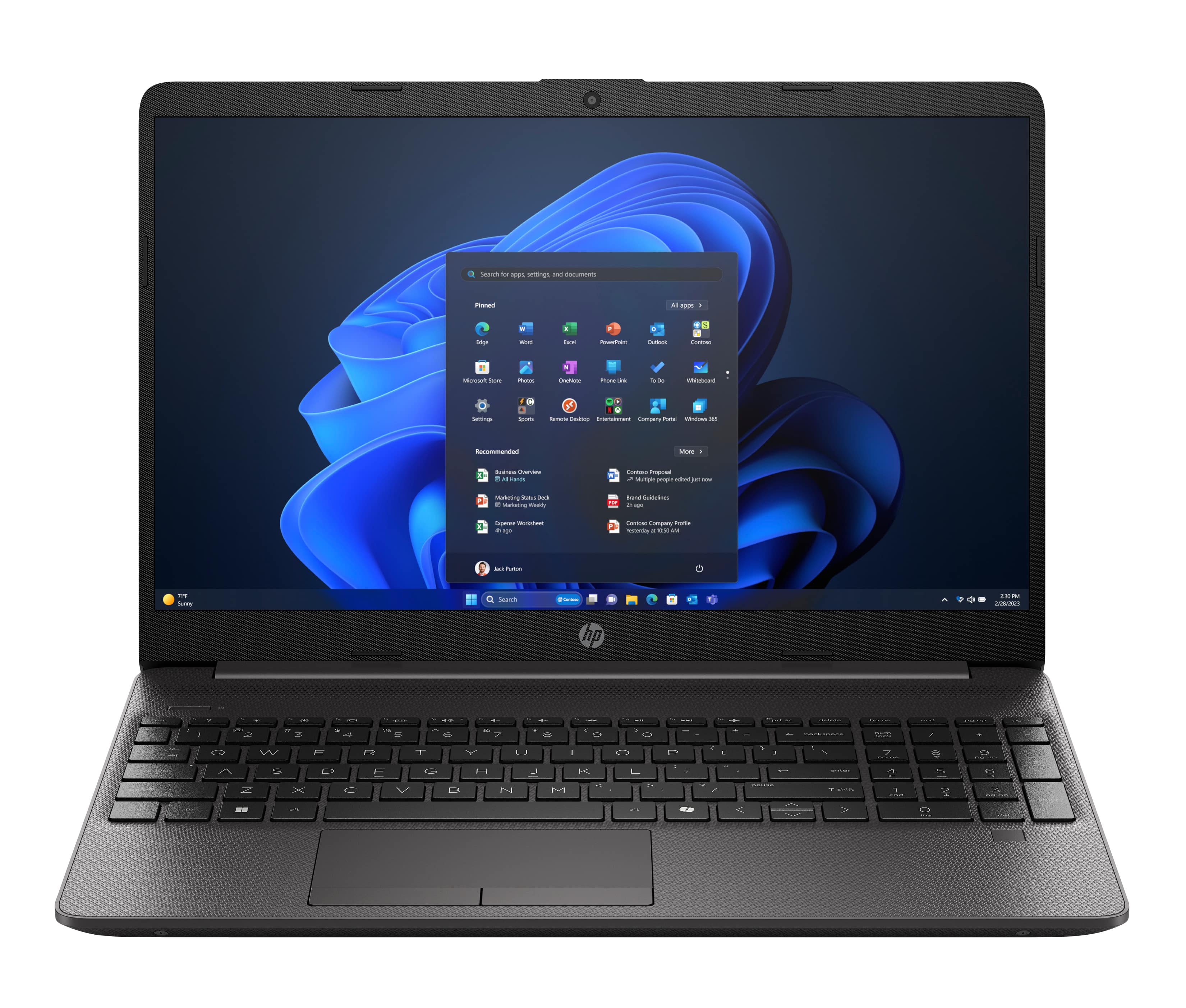 HP 250R G9 INTEL CORE 5 120U 15.6P FHD 16GO DDR4 512GO SSD UMA W11H PLS 1/1/0 ORDINATEUR PORTABLE
